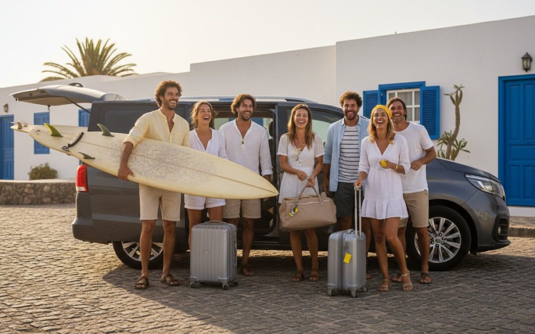 Taxi grande para 7 personas a El Cotillo: Tu transporte ideal en Fuerteventura (2026)