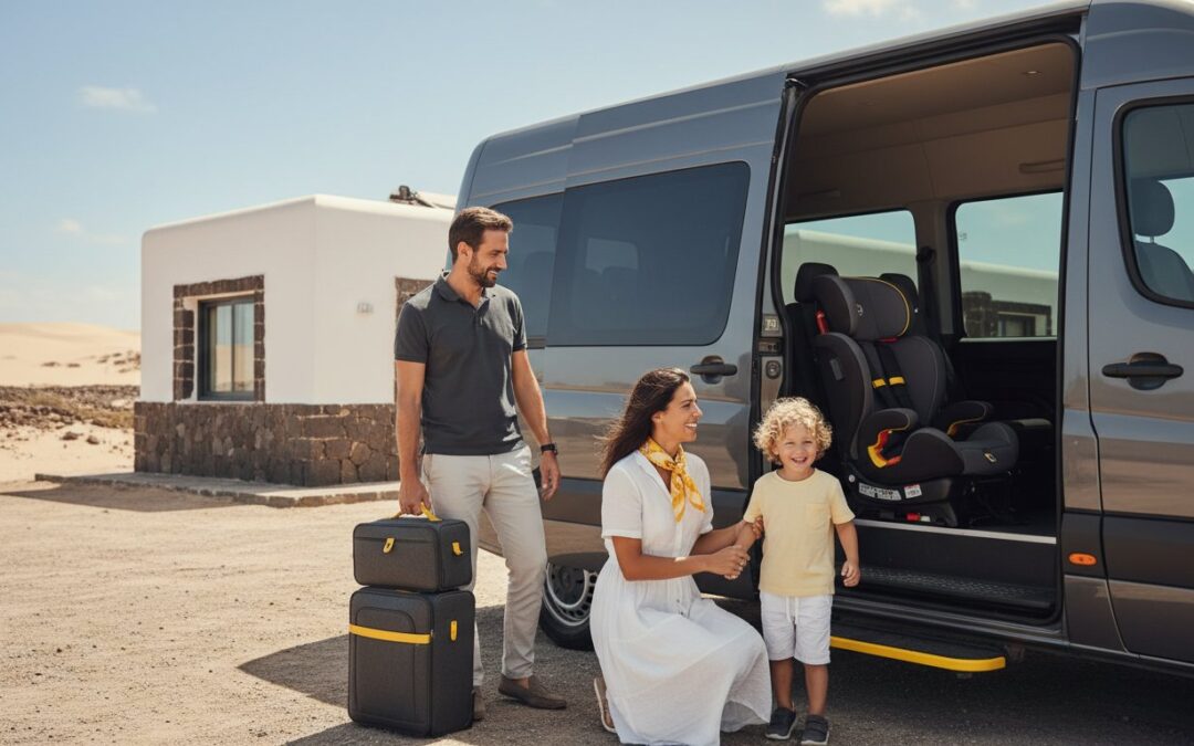 Taxi with Child Seat in Corralejo: Safety Guide for Families 2026