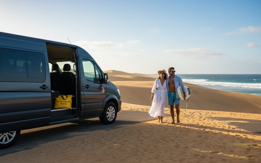 Transport from Lajares to Corralejo Dunes: Mobility Guide 2026