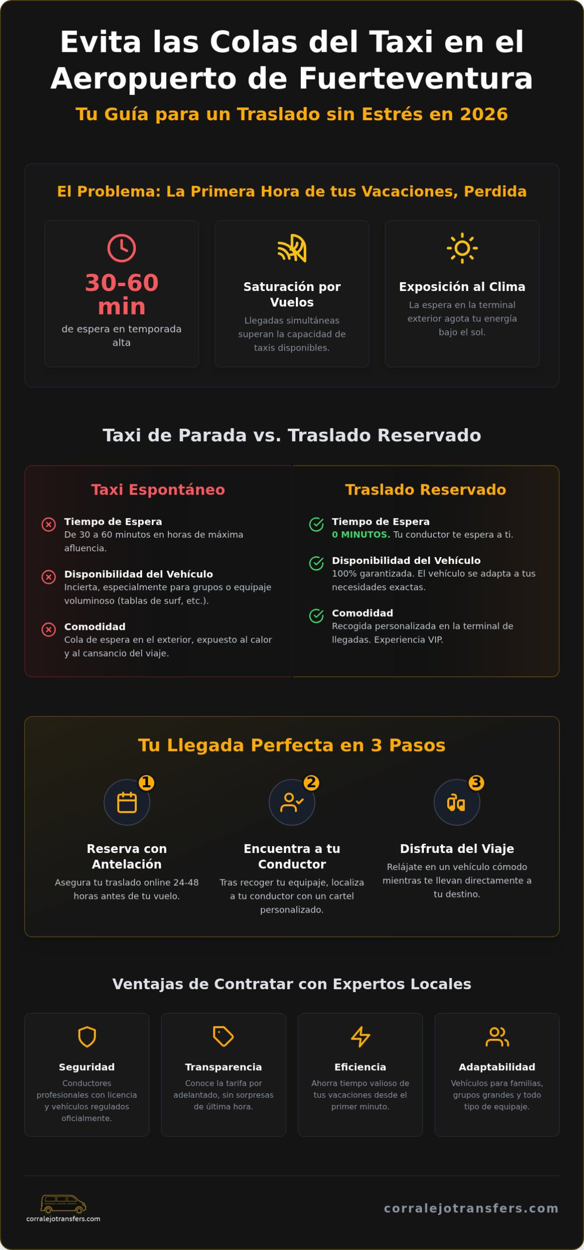 ¿Cómo evitar colas de taxi en el Aeropuerto de Fuerteventura en 2026?