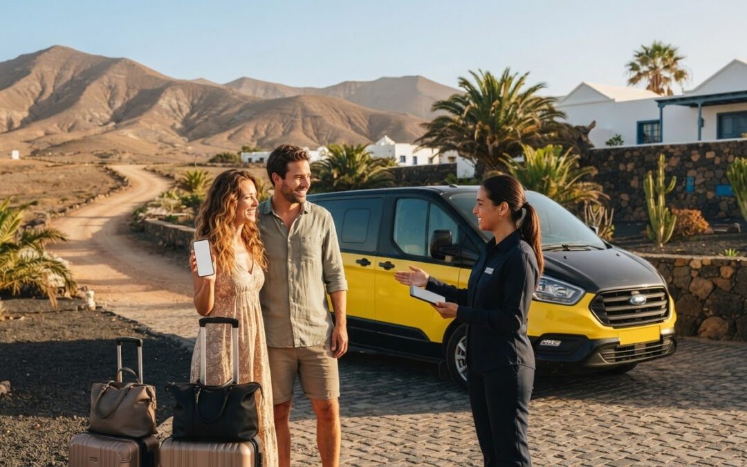 Transporte del aeropuerto a un Airbnb en Lajares: cómo organizar tu llegada