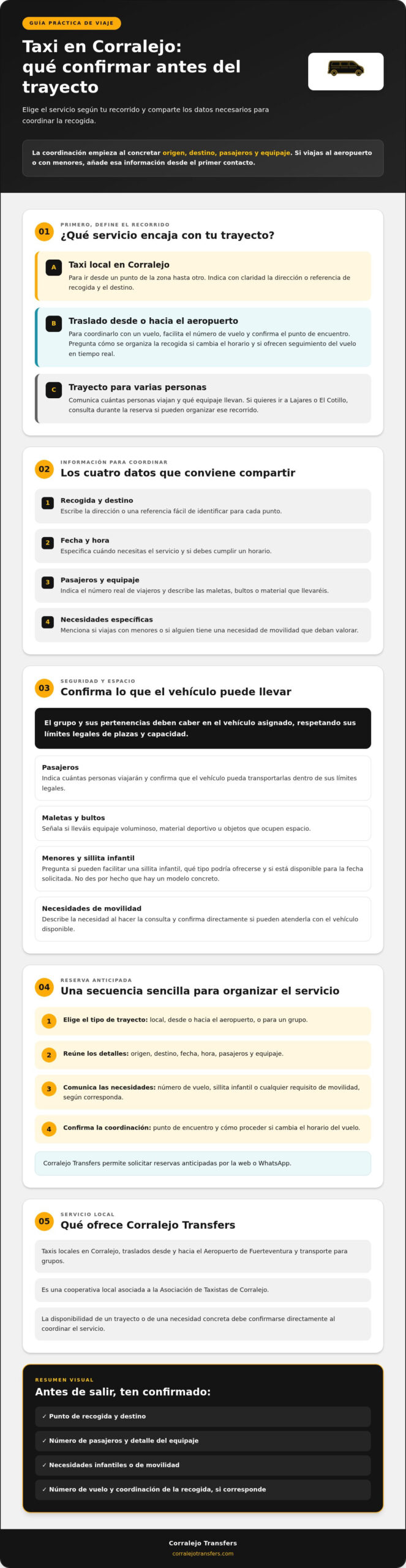 Servicio de taxi en Corralejo: cómo elegir y reservar en 2026